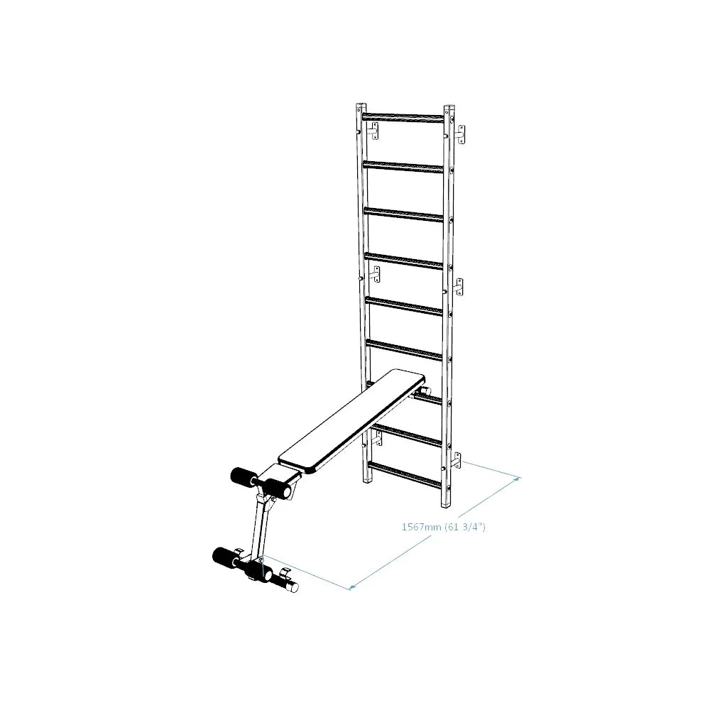 BenchK B1B workout bench