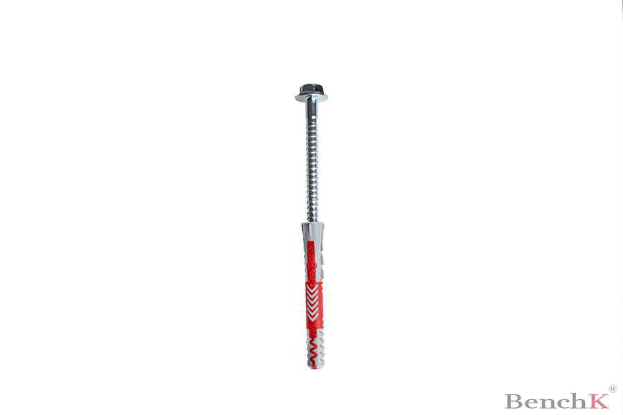 BenchK PS8 - Fischer 10 × 80 expansion plugs with BenchK wall bars screws (8 pcs.)
