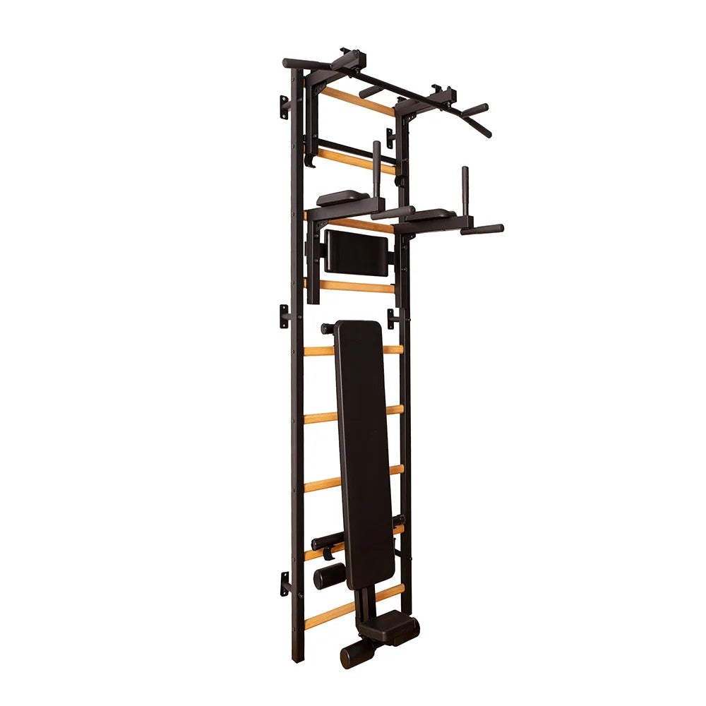 Luxury wall bars for home gym, personal studio BenchK 733 Black